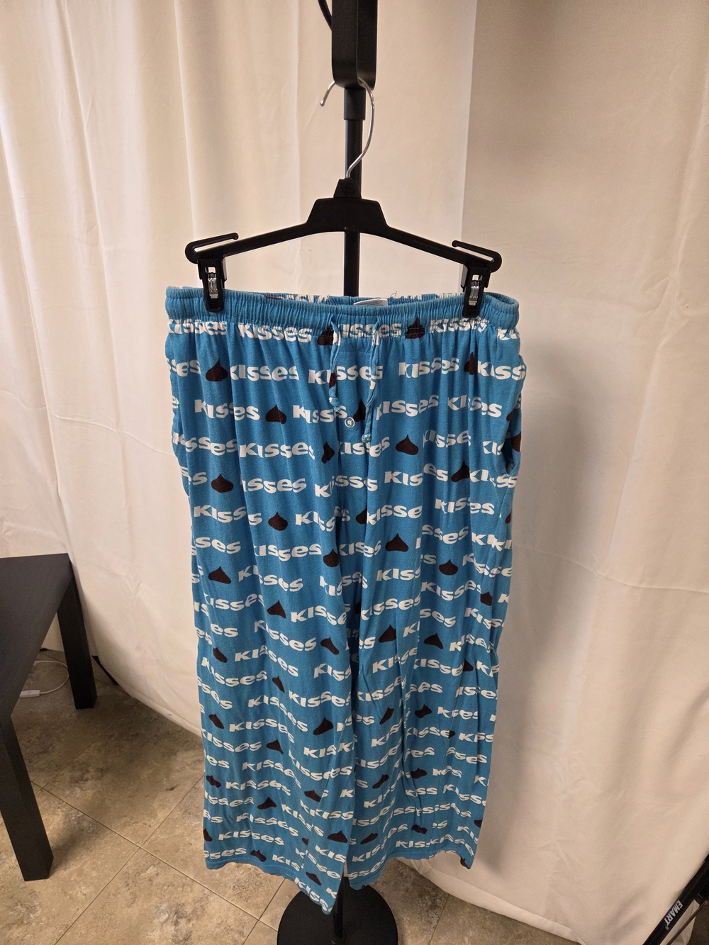 Men's Blue 'Kisses' Print Lounge Joggers